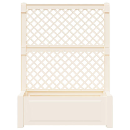Vaso Grande con Direzione 2 pcs Bianco 143 x 143 x 133,5 cm PP | homemem39