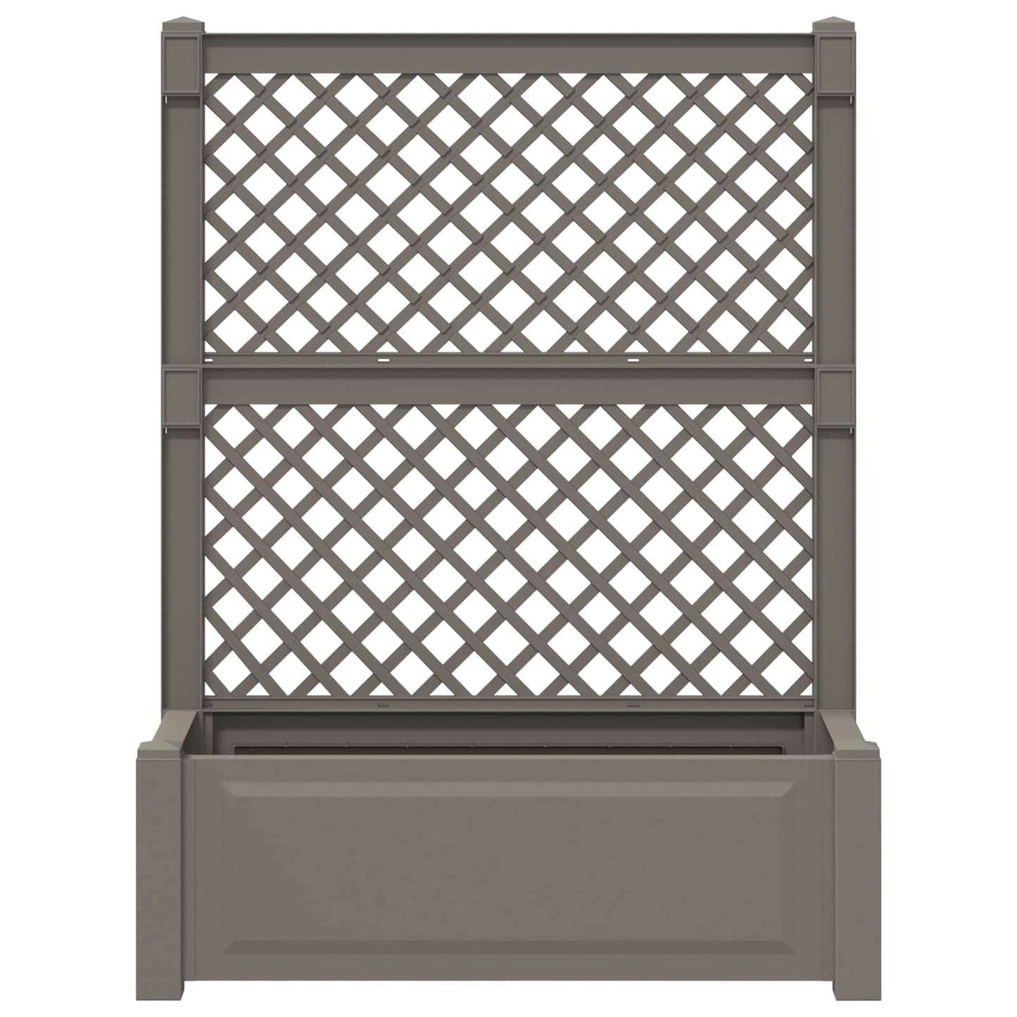 Vaso Grande con Direzione 2 pcs Grigio 143 x 143 x 133,5 cm PP | homemem39