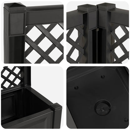 Vaso Grande con Direzione 2 pcs Antracite 143 x 143 x 133,5 cm | homemem39
