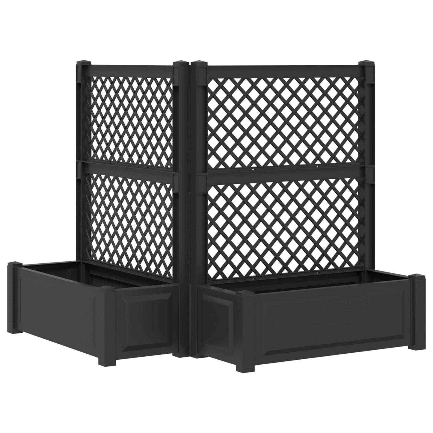 Vaso Grande con Direzione 2 pcs Antracite 143 x 143 x 133,5 cm | homemem39