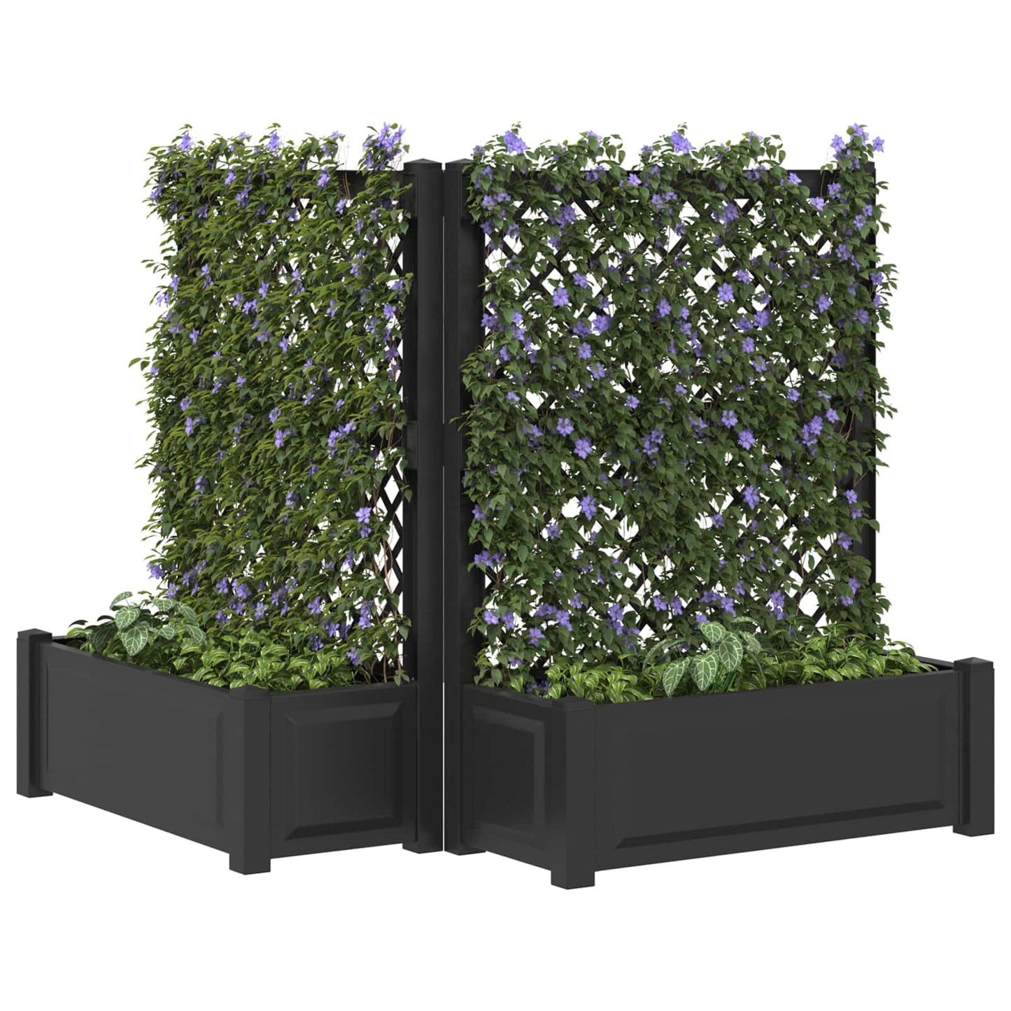 Vaso Grande con Direzione 2 pcs Antracite 143 x 143 x 133,5 cm | homemem39