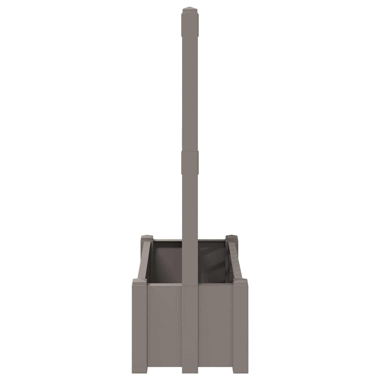 Grande vaso con trellis Grigio 99,5 x 43 x 133,5 PP | homemem39