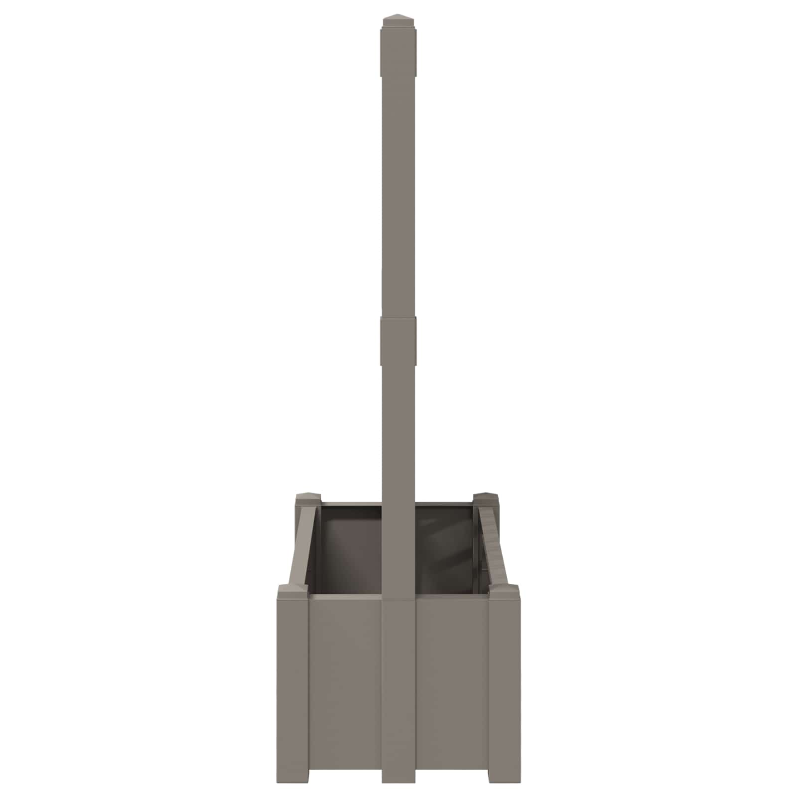 Grande vaso con trellis Grigio 99,5 x 43 x 133,5 PP | homemem39