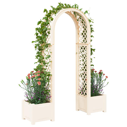 Arco di Rose con Vaso Bianco 168,5 x 43 x 207 cm PP | homemem39