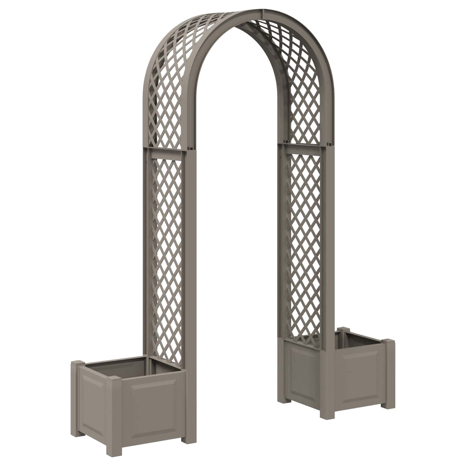 Arco di Rose con Vaso Grigio 168,5 x 43 x 207 cm PP | homemem39