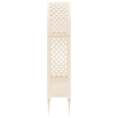 Arco di rose con punte Bianco 97 x 43 x 218 cm PP | homemem39