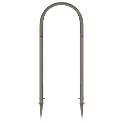 Arco di rose con punte Grigio 97 x 43 x 218 cm PP | homemem39