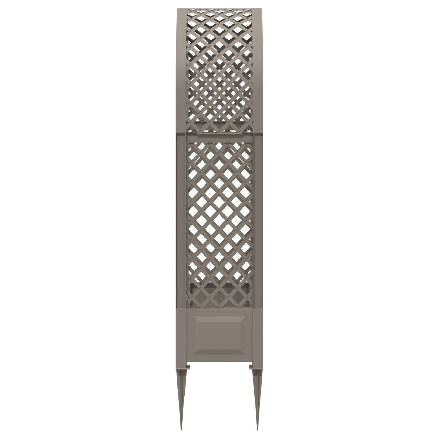 Arco di rose con punte Grigio 97 x 43 x 218 cm PP | homemem39