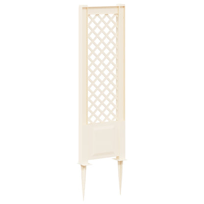Trellis con Punta Bianco 43 x 6 x 165 cm PP | homemem39