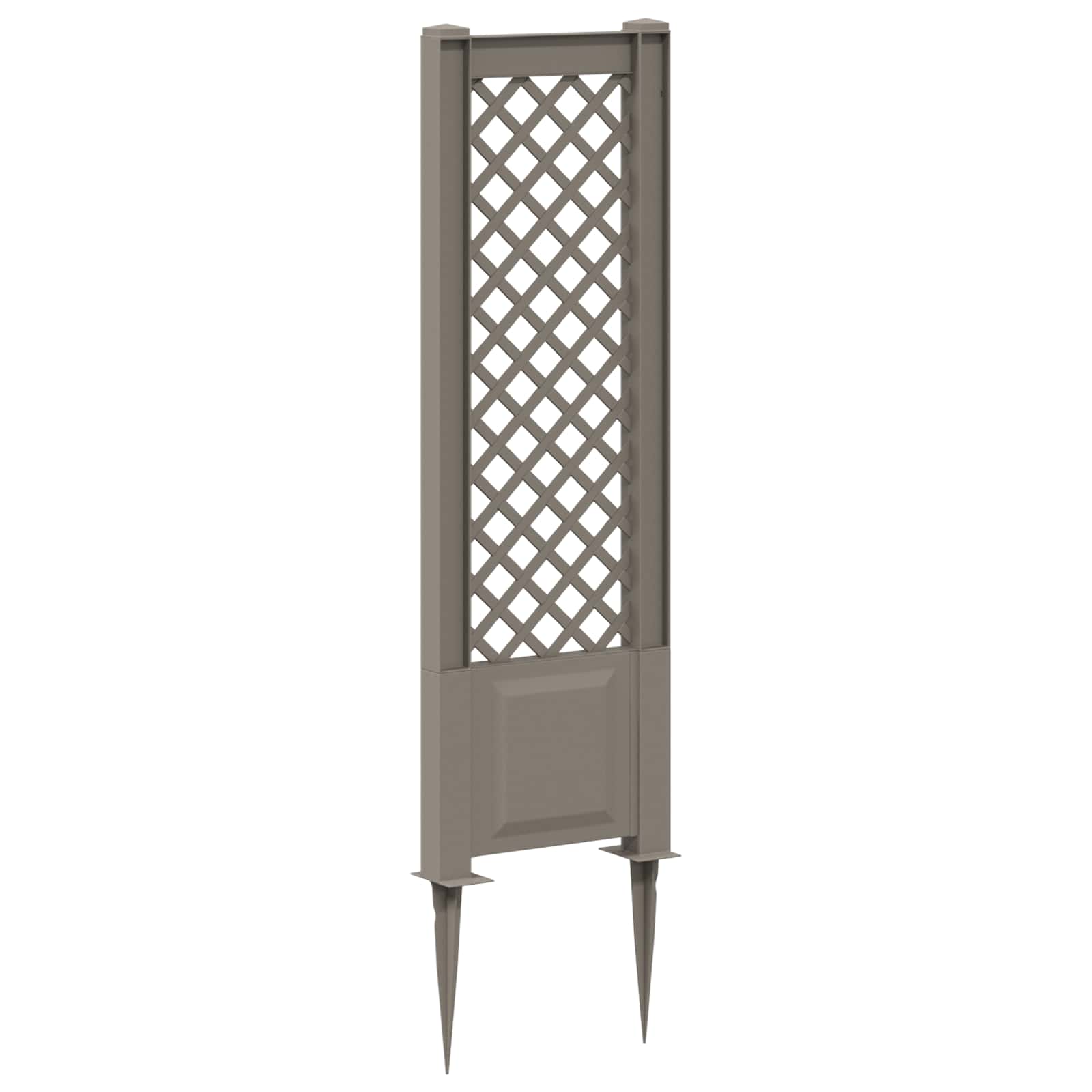 Trellis con Punta Grigio 43 x 6 x 165 cm PP | homemem39
