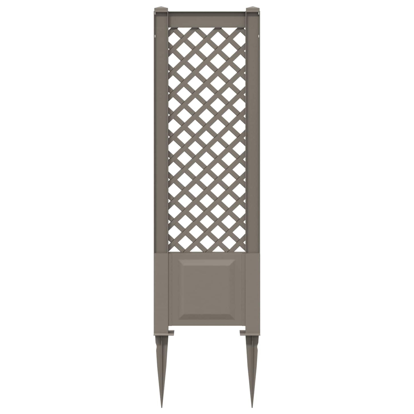 Trellis con Punta Grigio 43 x 6 x 165 cm PP | homemem39