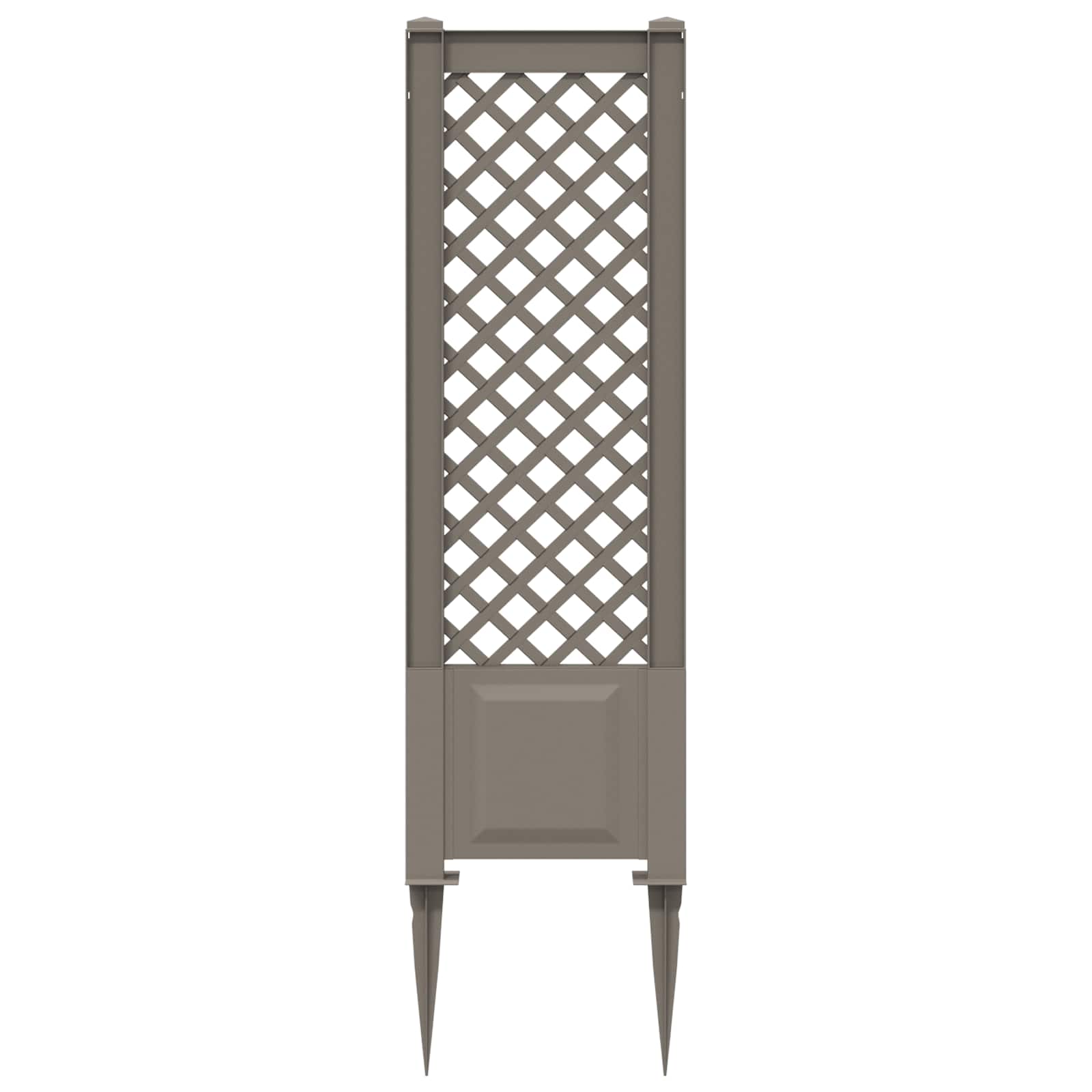 Trellis con Punta Grigio 43 x 6 x 165 cm PP | homemem39