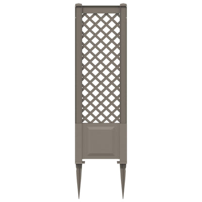 Trellis con Punta Grigio 43 x 6 x 165 cm PP | homemem39