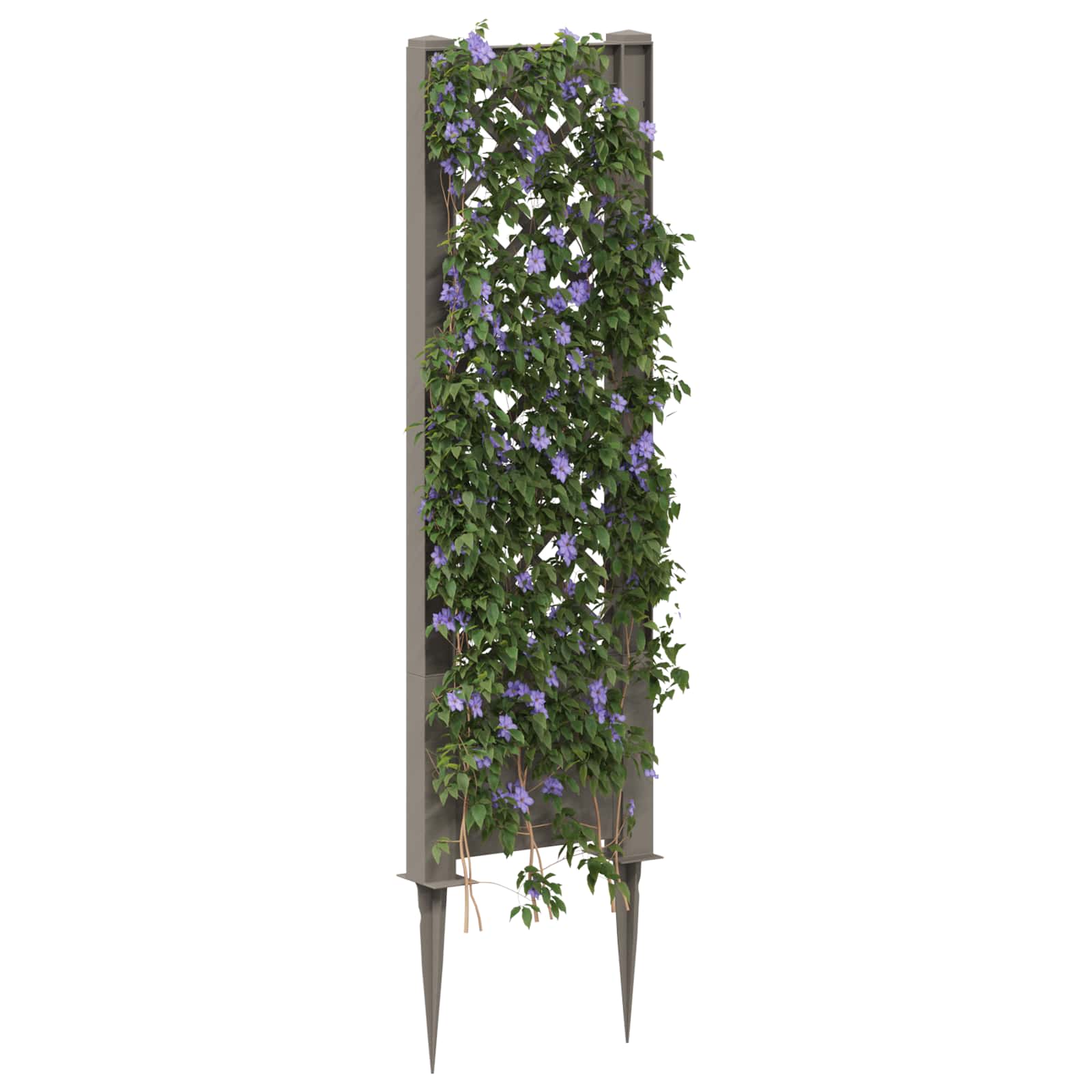 Trellis con Punta Grigio 43 x 6 x 165 cm PP | homemem39