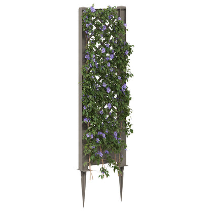 Trellis con Punta Grigio 43 x 6 x 165 cm PP | homemem39
