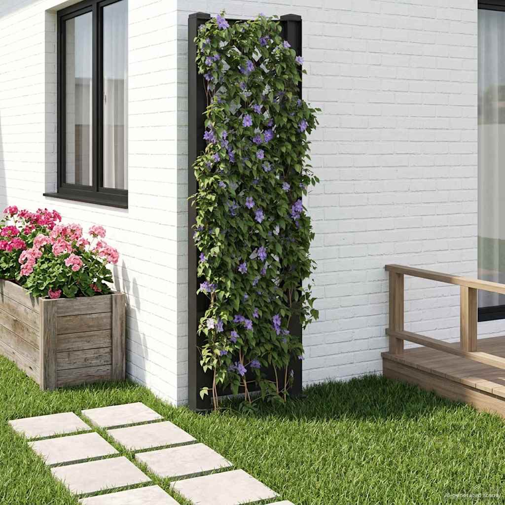 Trellis con Punta Antracite 43 x 6 x 165 cm PP | homemem39