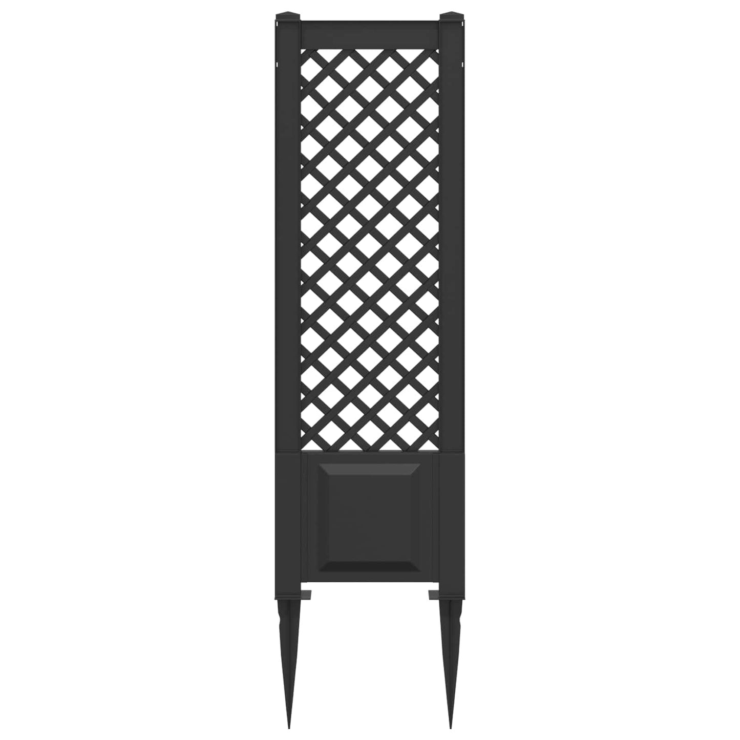Trellis con Punta Antracite 43 x 6 x 165 cm PP | homemem39