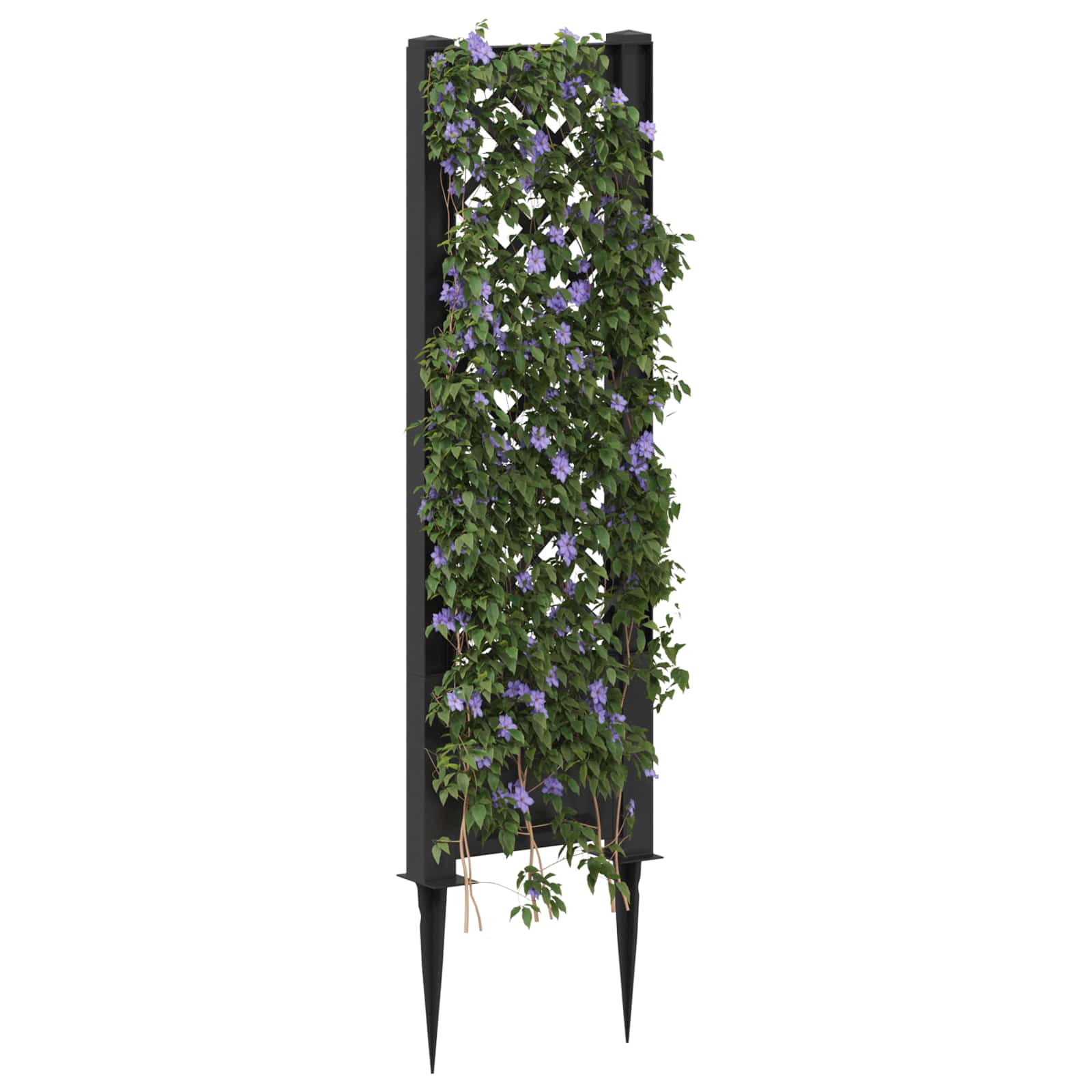Trellis con Punta Antracite 43 x 6 x 165 cm PP | homemem39