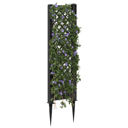 Trellis con Punta Antracite 43 x 6 x 165 cm PP | homemem39