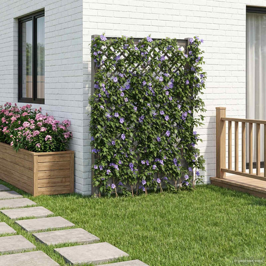 Trellis con Punta Grigio 99 x 6 x 165 cm PP | homemem39