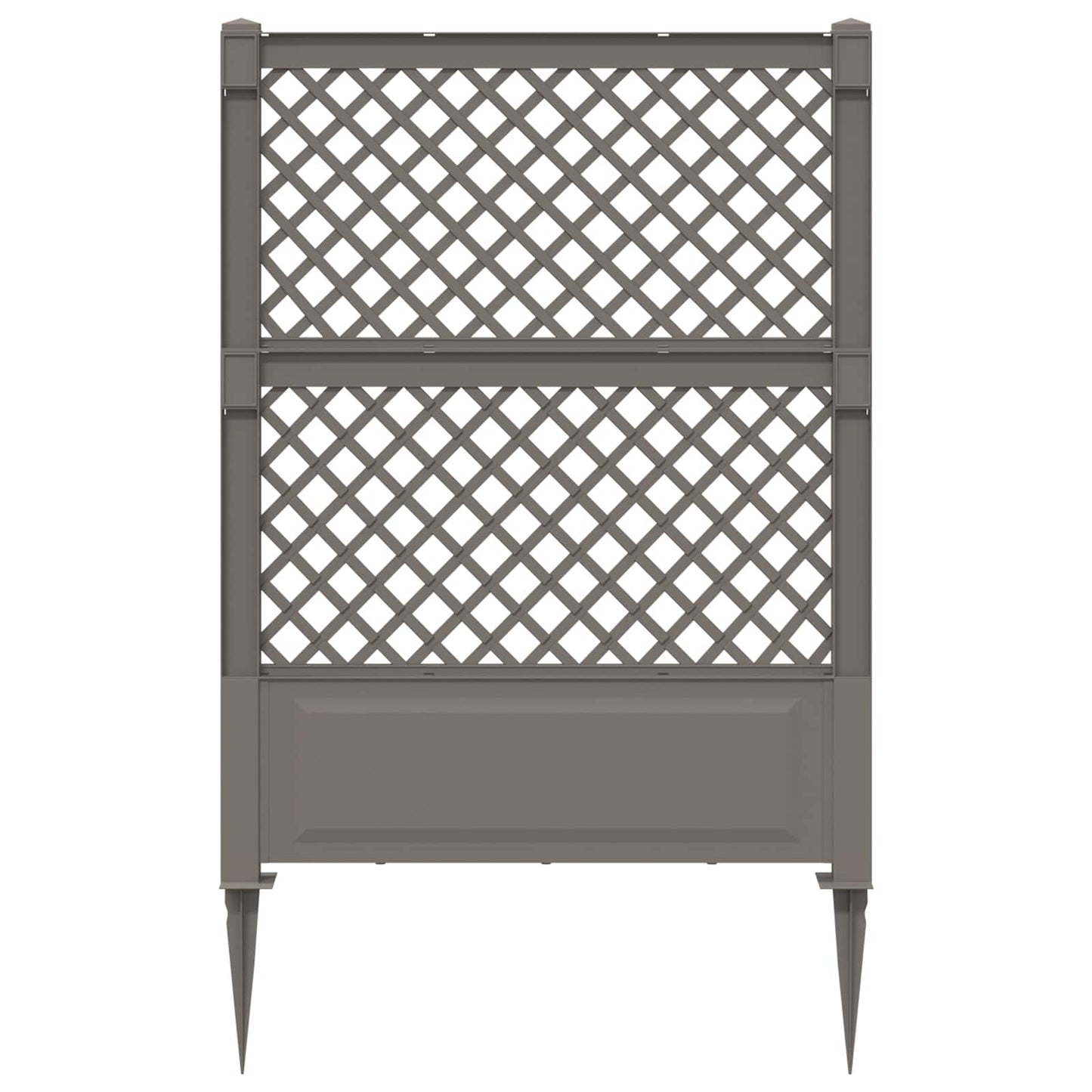 Trellis con Punta Grigio 99 x 6 x 165 cm PP | homemem39