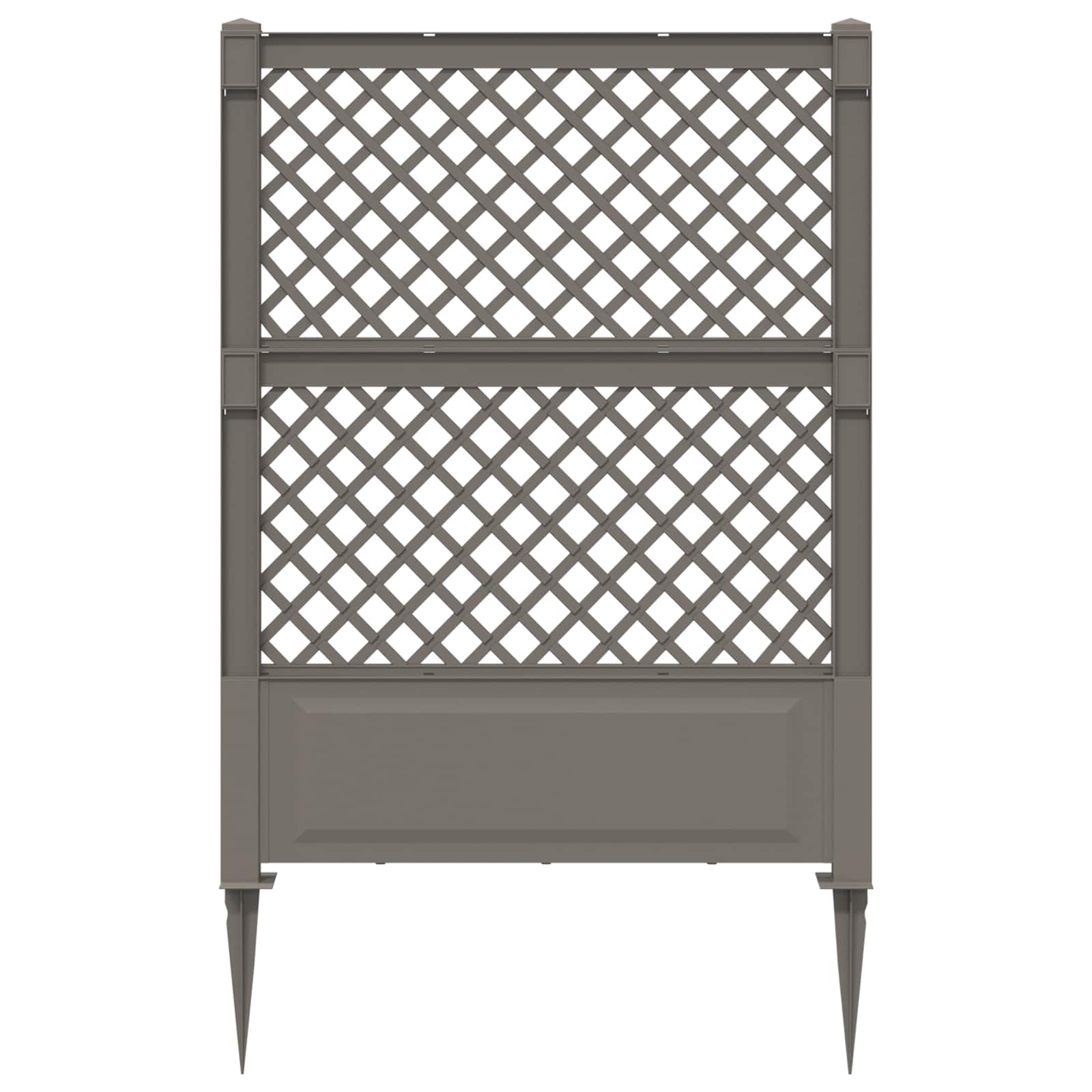 Trellis con Punta Grigio 99 x 6 x 165 cm PP | homemem39