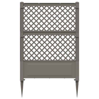 Trellis con Punta Grigio 99 x 6 x 165 cm PP | homemem39