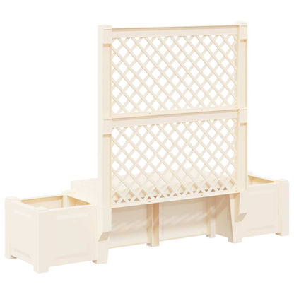 Panchina da Giardino Kopenhagen Bianco 173 x 49 x 135,5 cm PP | homemem39