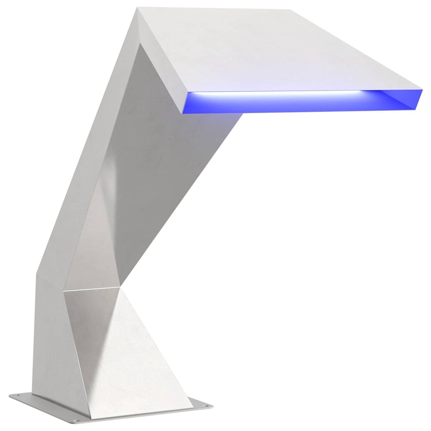 Cascata della Piscina Acciaio Inox 63,5 x 29 x 51 cm Argento | homemem39