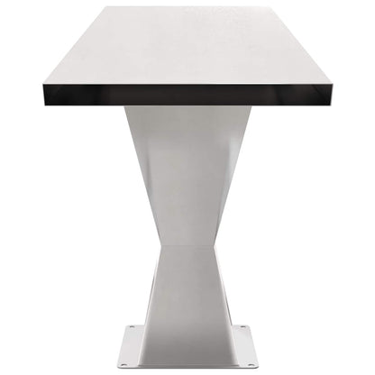 Cascata della Piscina Acciaio Inox 63,5 x 29 x 51 cm Argento | homemem39