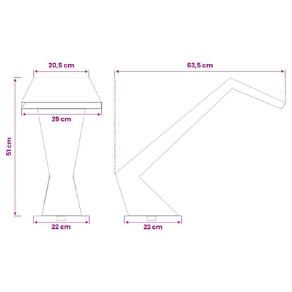 Cascata della Piscina Acciaio Inox 63,5 x 29 x 51 cm Argento | homemem39