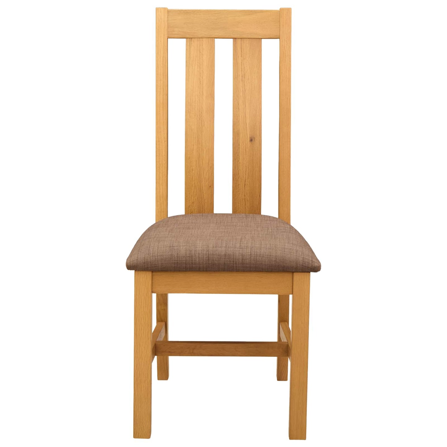 Sedia da pranzo 2 pcs Legno di Quercia Massello Grigio | homemem39