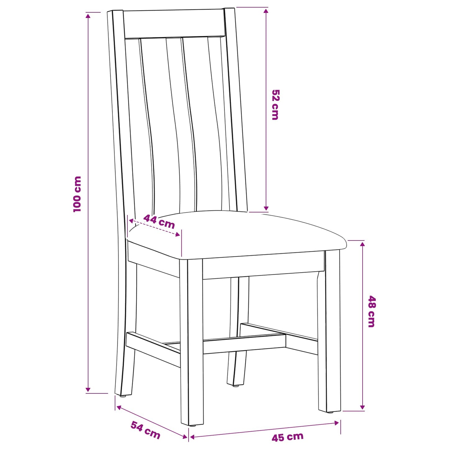 Sedia da pranzo 2 pcs Legno di Quercia Massello Grigio | homemem39