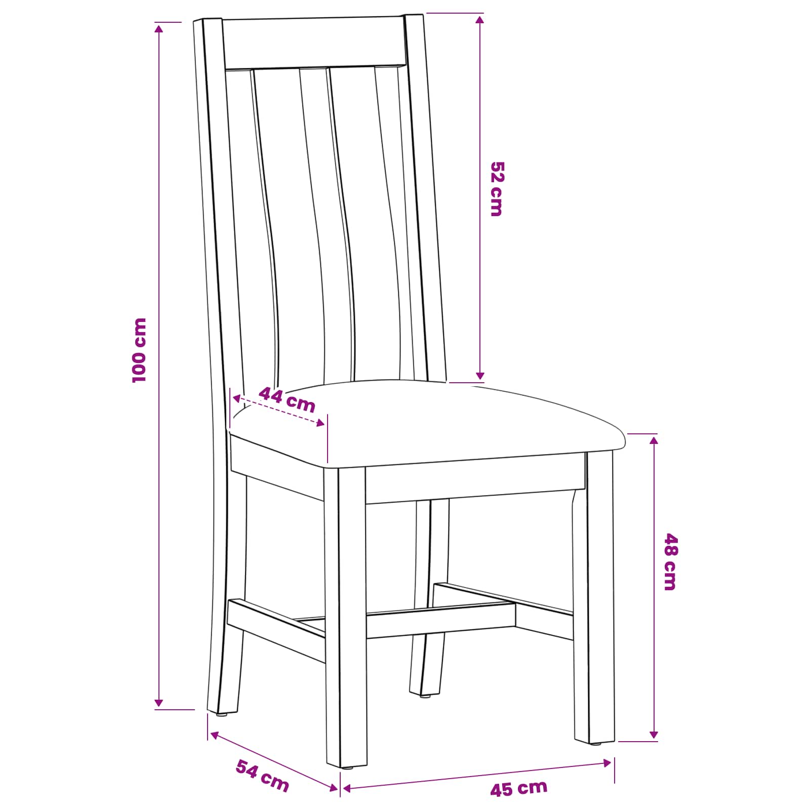 Sedia da pranzo 2 pcs Legno di Quercia Massello Grigio | homemem39