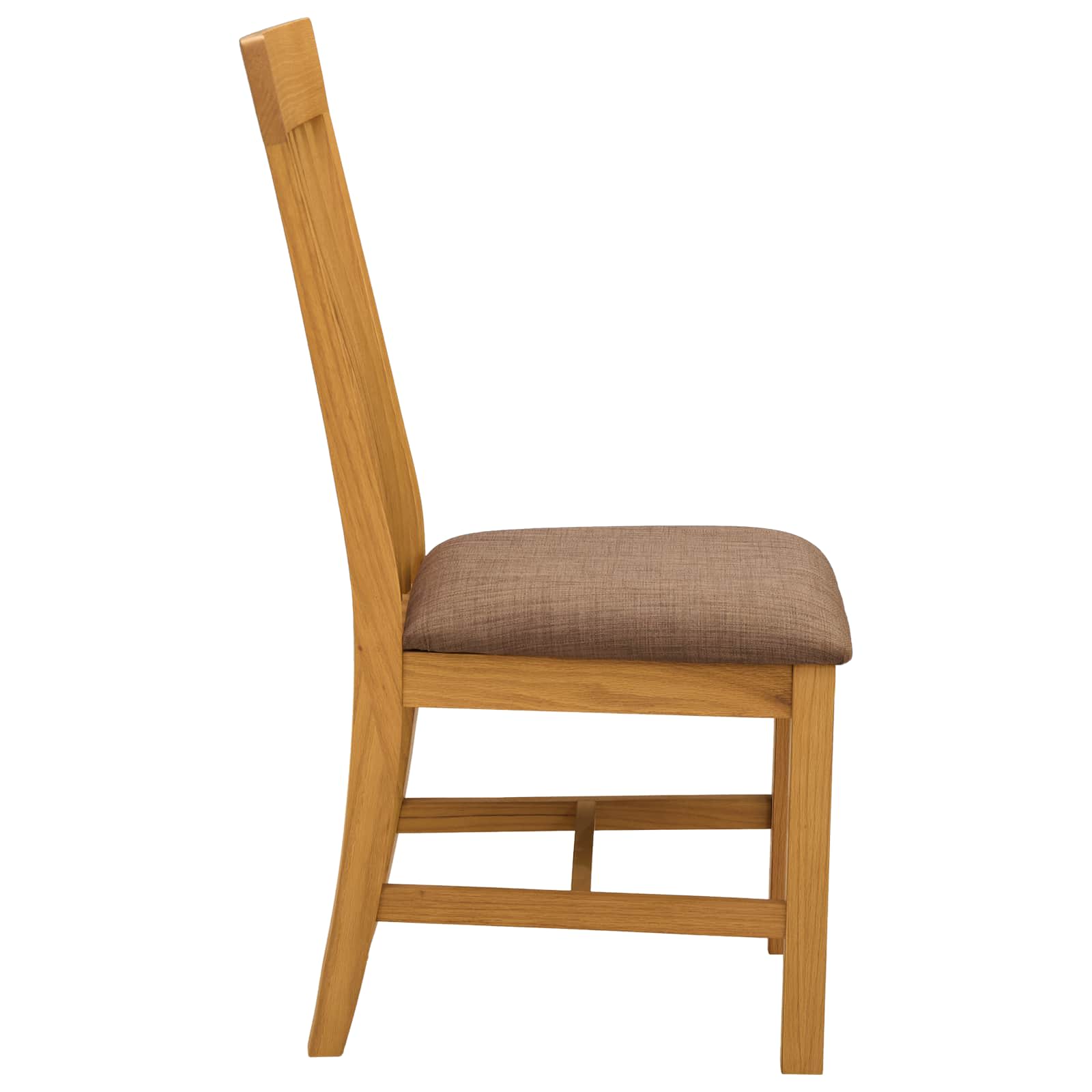 Sedia da pranzo 2 pcs Legno di Quercia Massello Grigio | homemem39