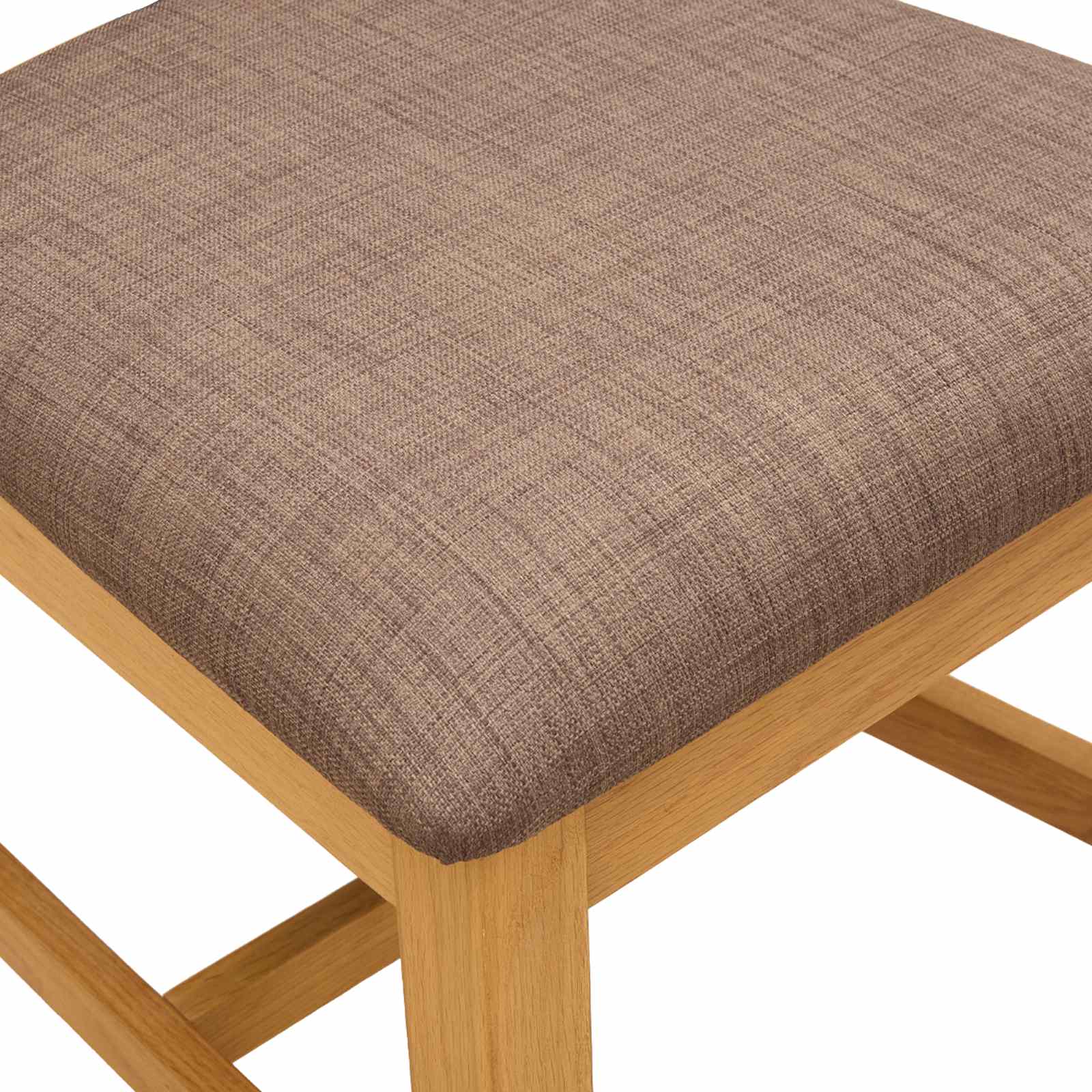 Sedia da pranzo 2 pcs Legno di Quercia Massello Grigio | homemem39