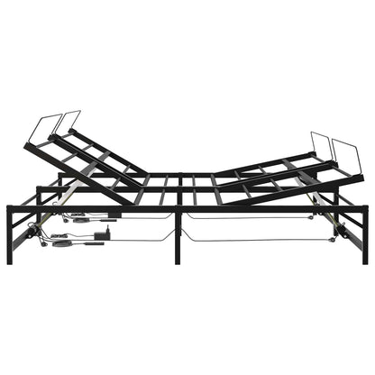 Telaio Letto Elettrico Regolabile Nero 180 x 200 cm Acciaio | homemem39