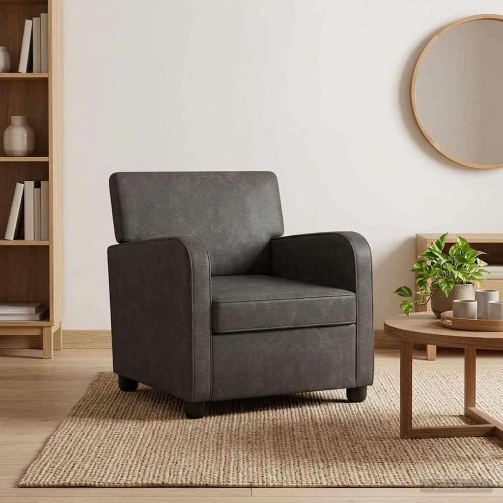 Poltrona Nero antico Similpelle | homemem39