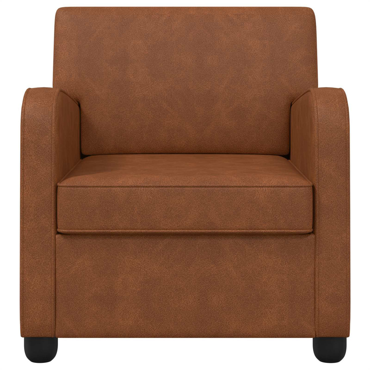 Poltrona Marrone Antico Similpelle