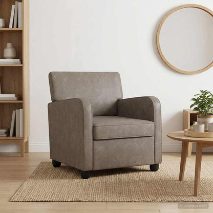 Poltrona Grigio antico Similpelle