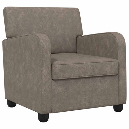 Poltrona Grigio antico Similpelle