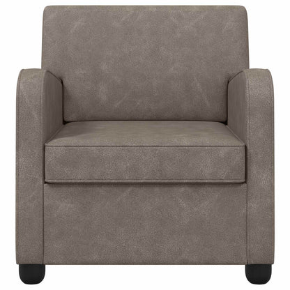 Poltrona Grigio antico Similpelle