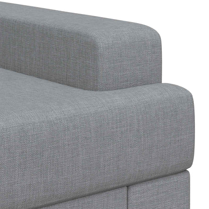 Poltrona Grigio Chiaro Tessuto