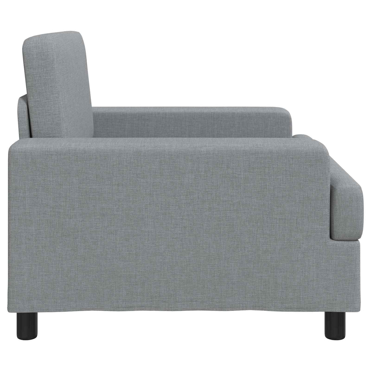 Poltrona Grigio Chiaro Tessuto