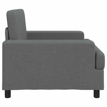 Poltrona Grigio Scuro Tessuto