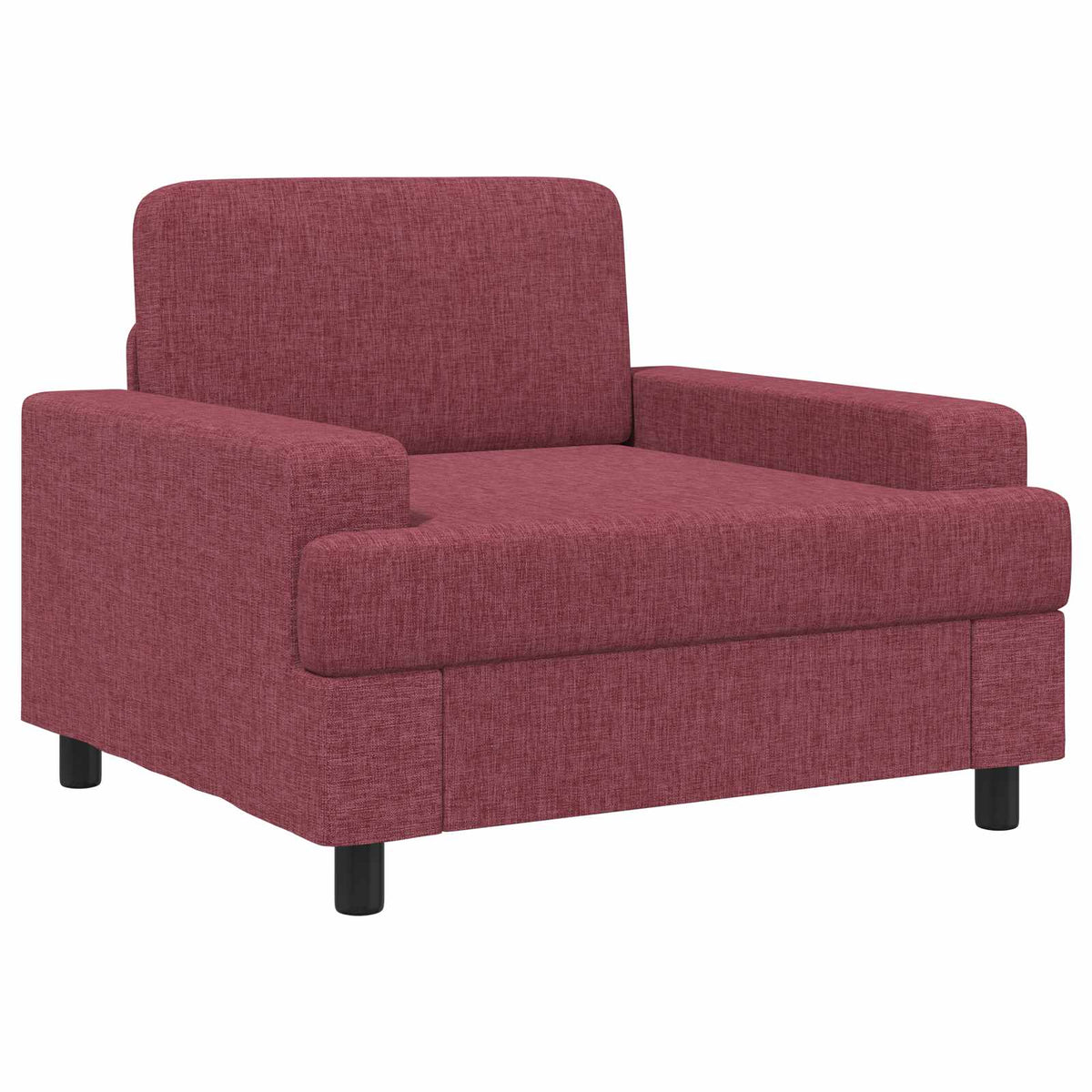 Poltrona Rosso Vino Tessuto