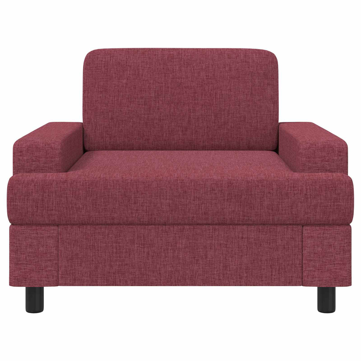 Poltrona Rosso Vino Tessuto