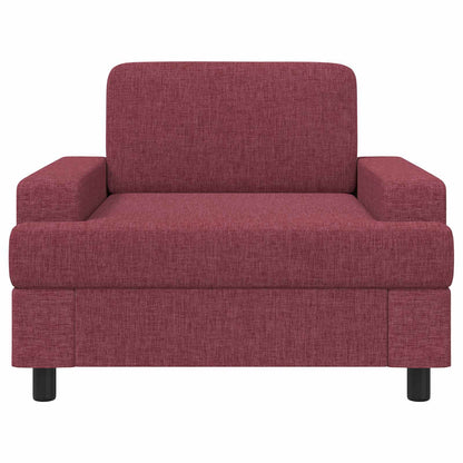 Poltrona Rosso Vino Tessuto