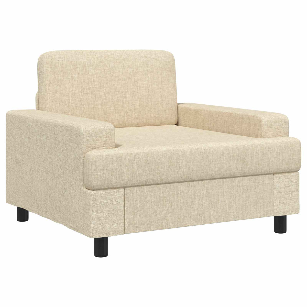 Poltrona Crema Tessuto