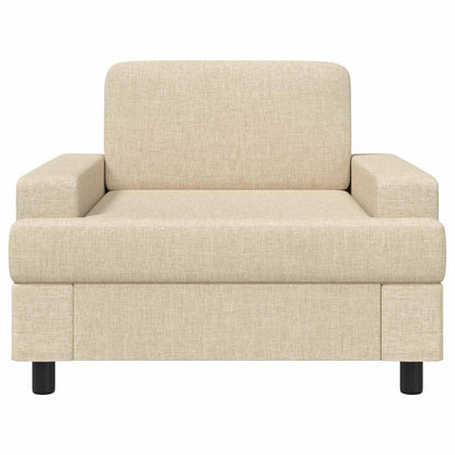 Poltrona Crema Tessuto